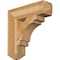 Ekena Millwork Merced Craftsman Rough Sawn Bracket, Western Red Cedar, 6"W x 24"D x 24"H BKT06X24X24MRC04RWR - alternate 1